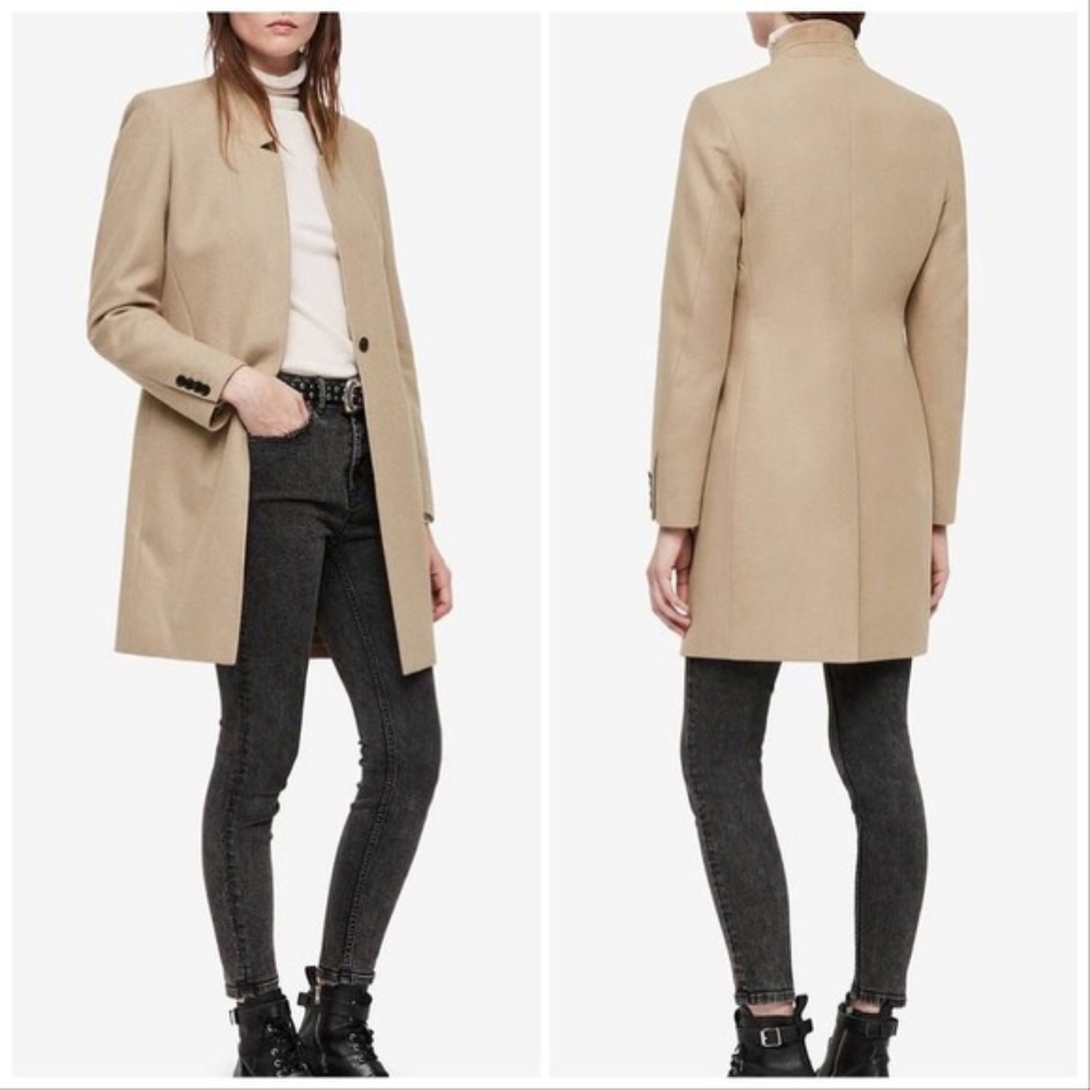 *FIRE SALE* All Saints Lyla Camel Coat